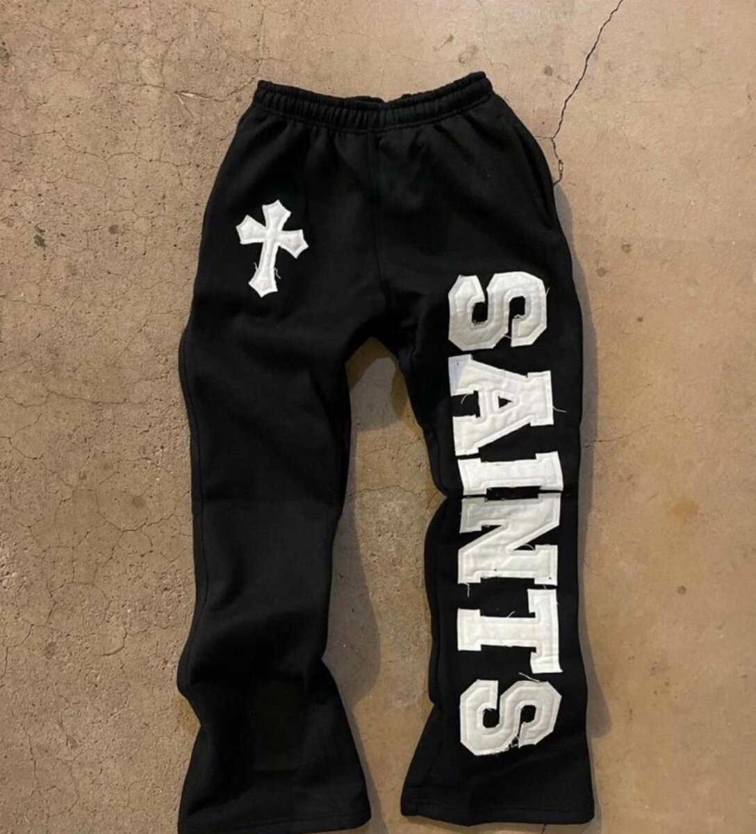 Baggy cotton trousers