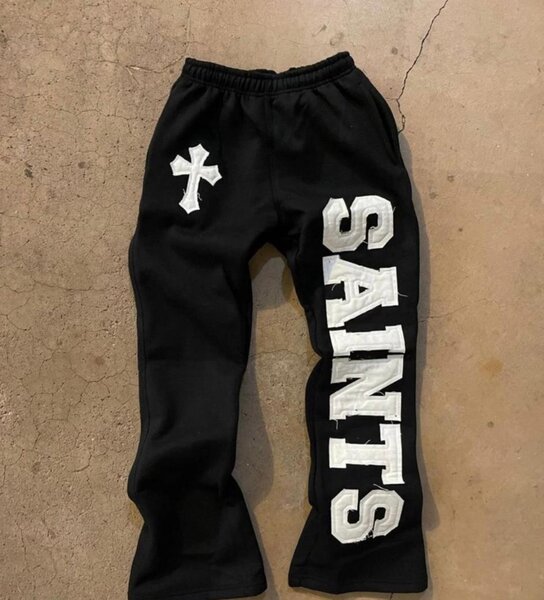 Baggy cotton trousers