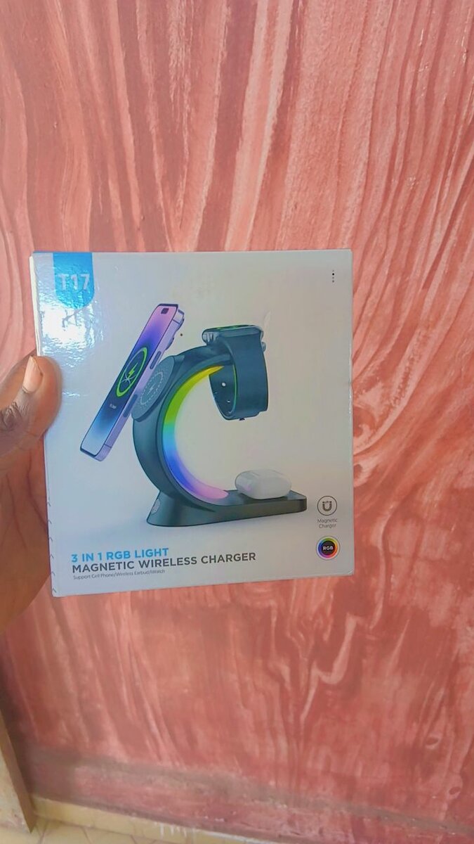 Chargeur sans fil 3 en 1 RGB