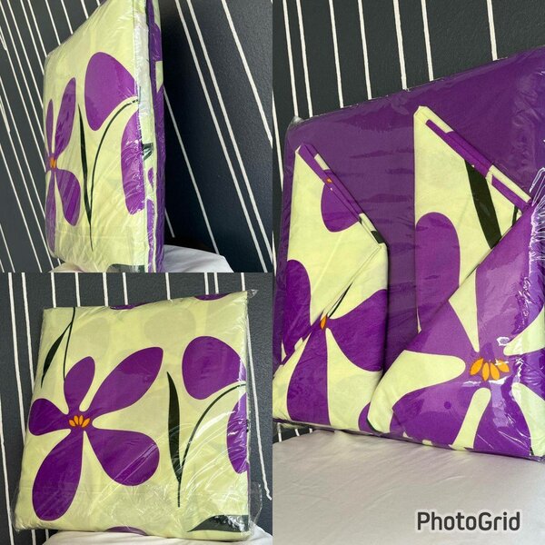 Deux draps de 3 places et deux taies d'oreiller