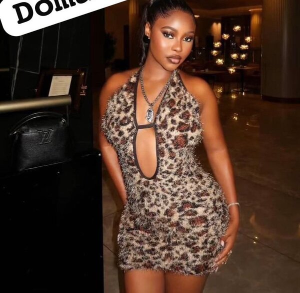 Robe léopard soirée éblouissante