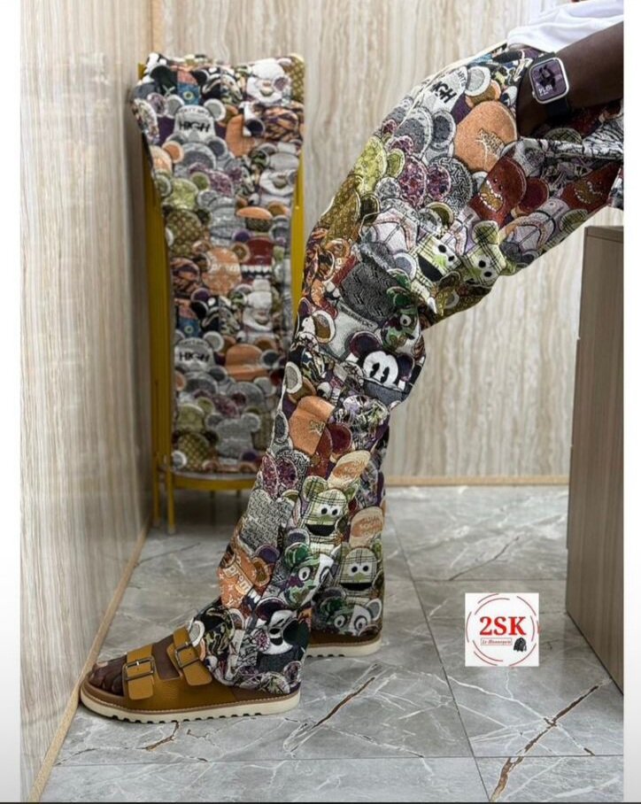 Pantalons imprimés tendance