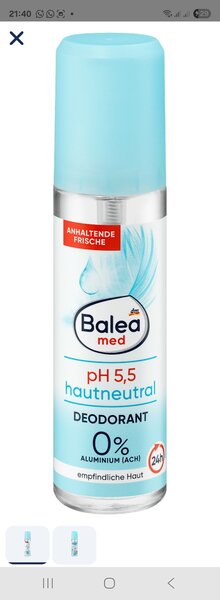 Déodorant Balea PH 5.5