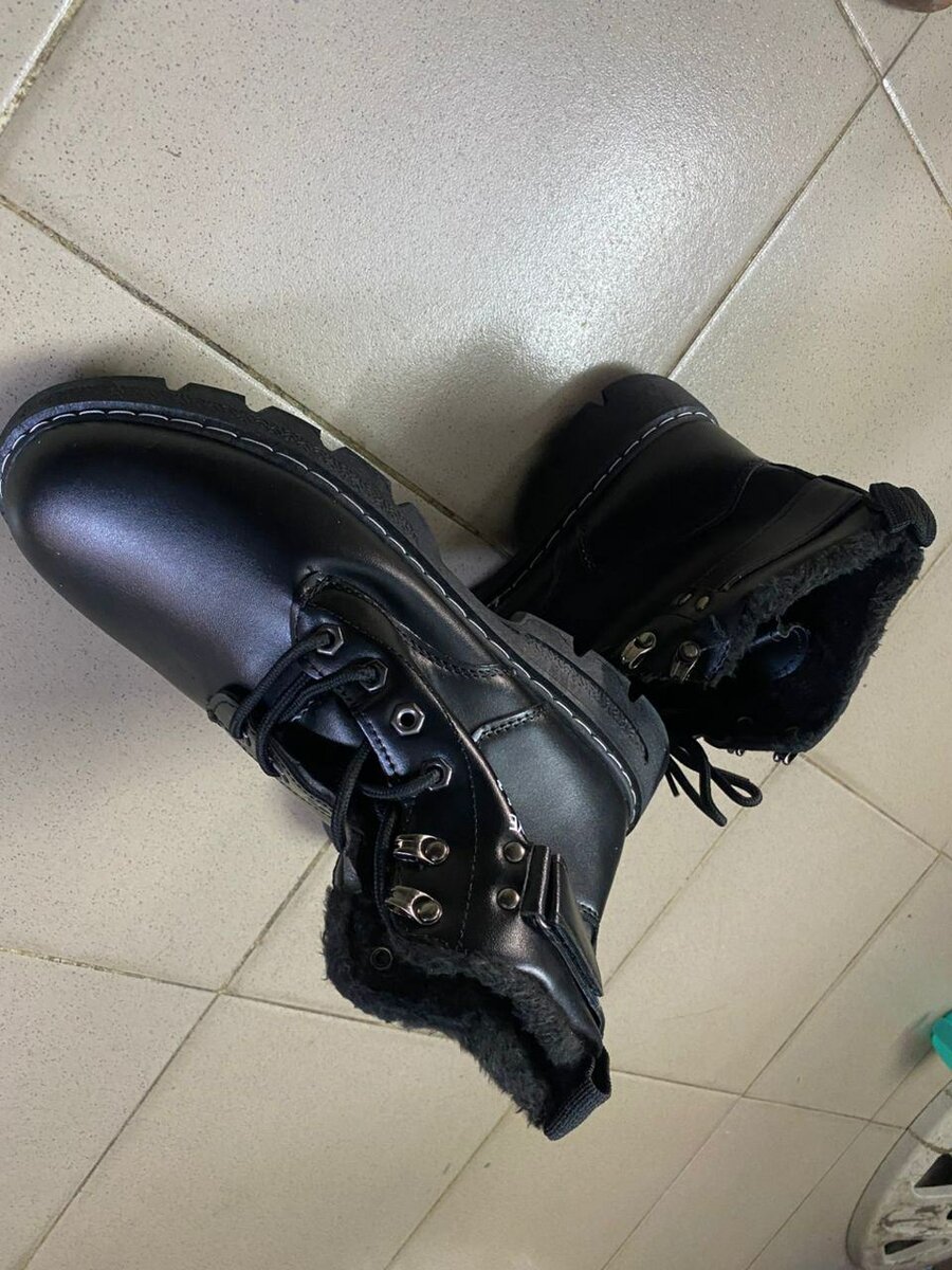 Bottes d'hiver en cuir