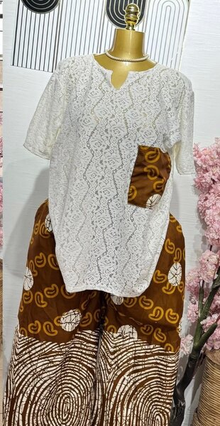 Ensemble Chemisier et Pantalon Éthnique