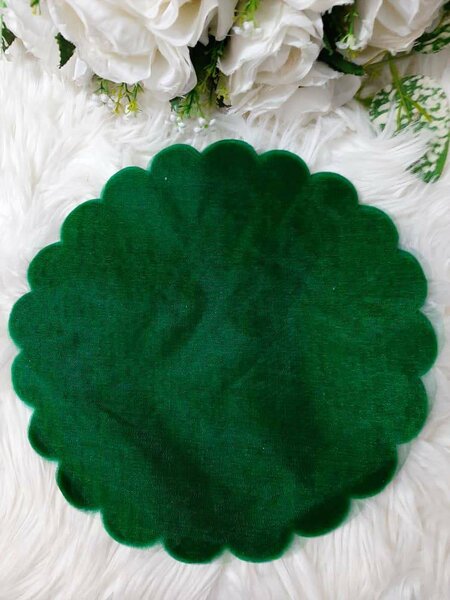 Tulle simple vert emeraude