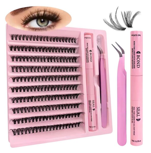 Extension de cils ensemble