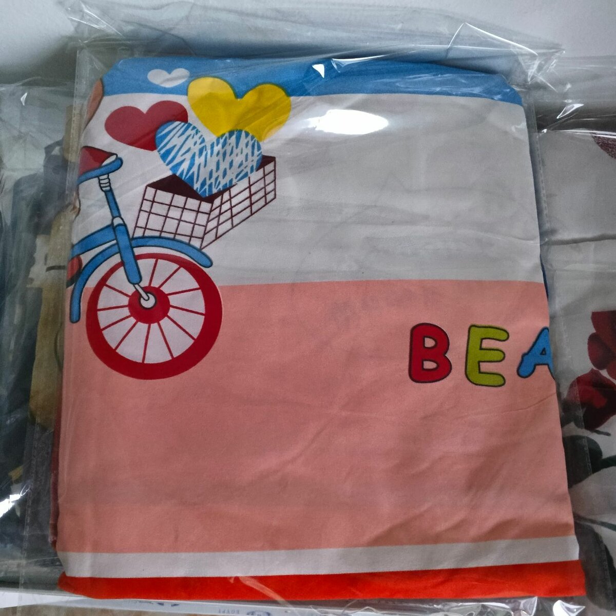 Draps de lit colorés enfants