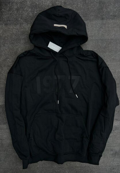 Sweat à capuche noir 1977