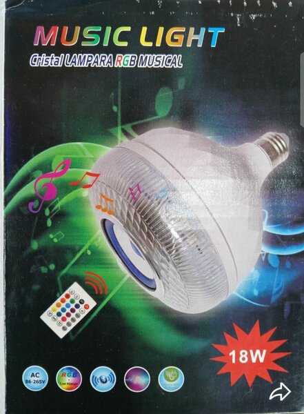 Lampe LED Musique 18W RGB