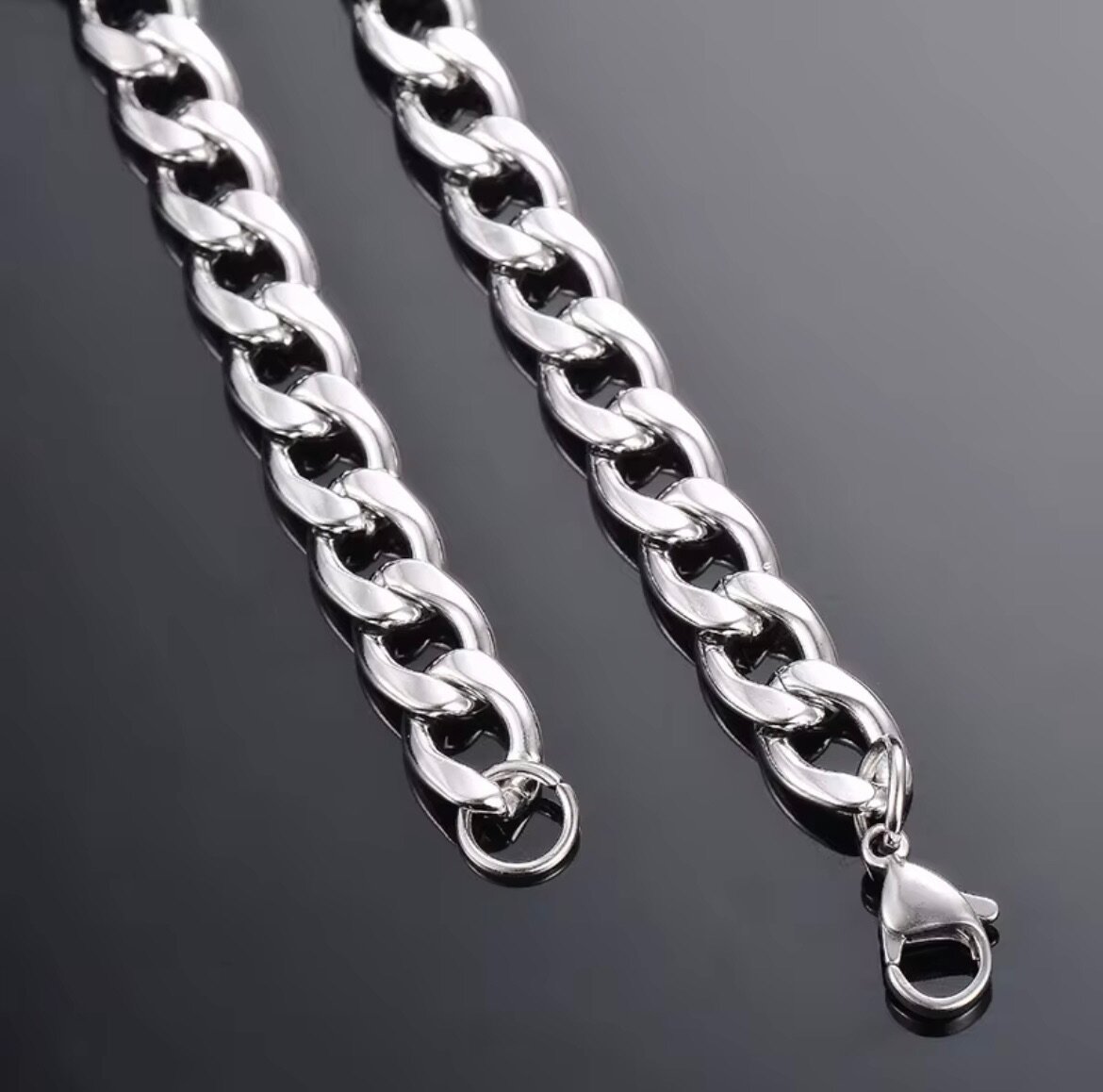 Collier chaîne en acier inoxydable