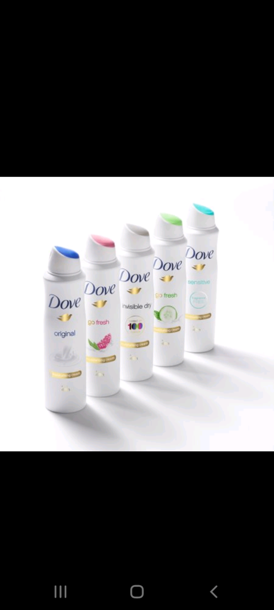 Lot de 5 déodorants Dove