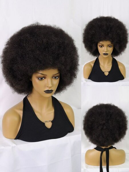 Perruque afro bouclée volumineuse