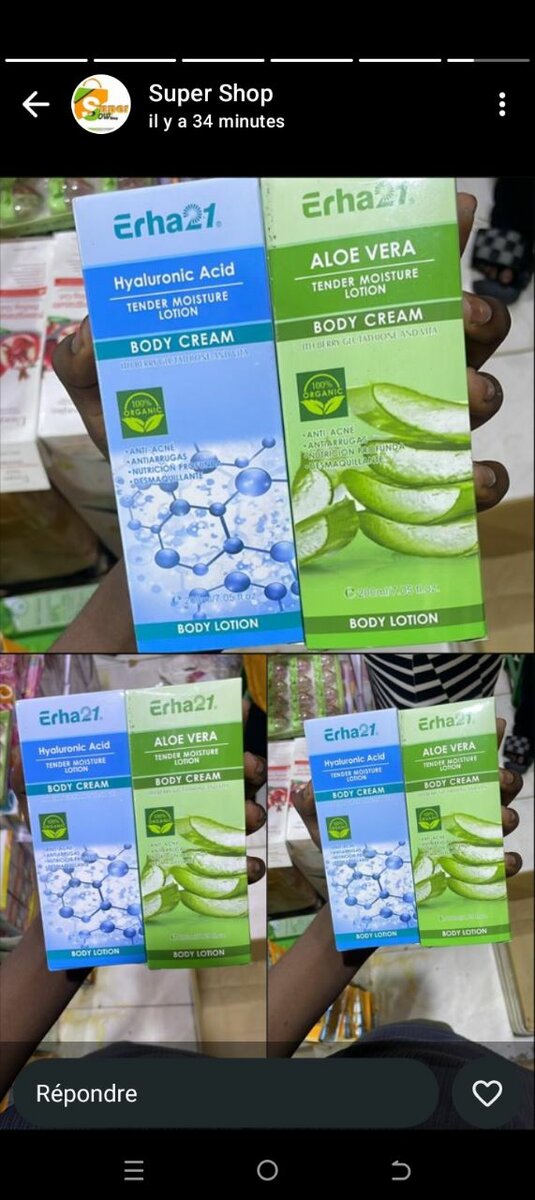 Crème corporel hydratante