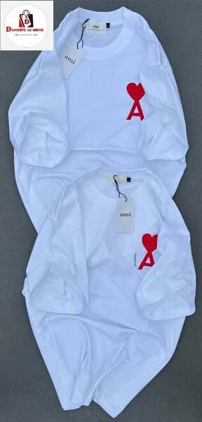 T-shirts blancs avec logo cœur