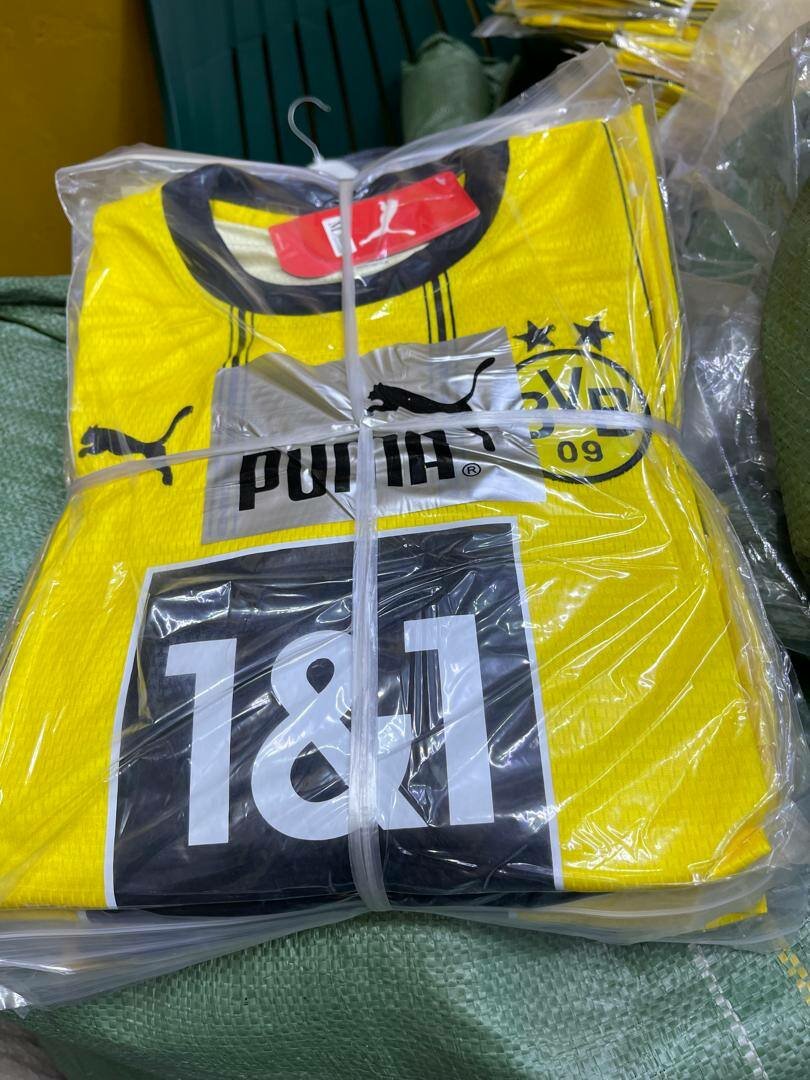 Soccer jerseys available