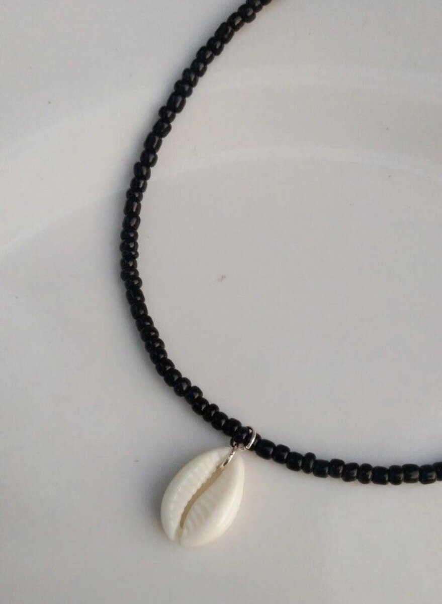 Collier de perles en couleur