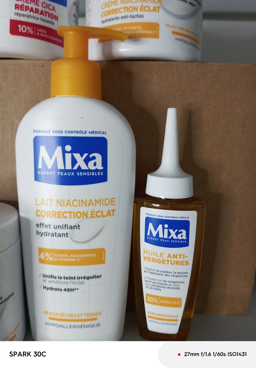 Huile Anti-Vergetures Mixa