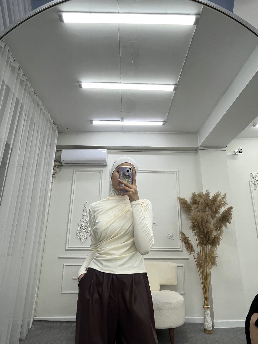 Лонгслив со сборками