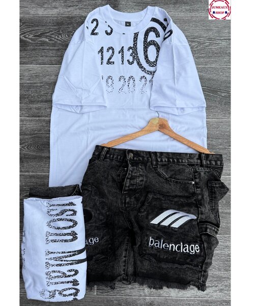 Ensemble T-shirt et Shorts Décontractés