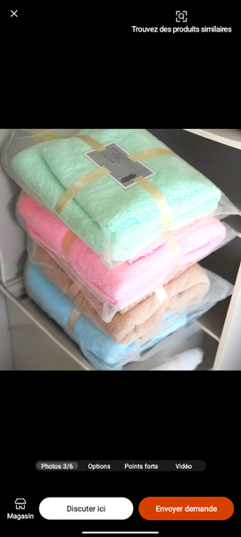 Serviettes Douces Multicolores