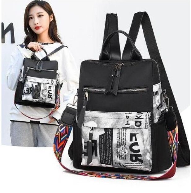 Sac à dos stylé en toile