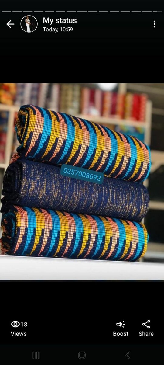 KENTE ( Bonwiri waves )