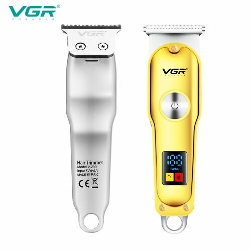 VGR V-290- Petite Tondeuse Professionnelle Rechargeable - Moteur Turbo - Or