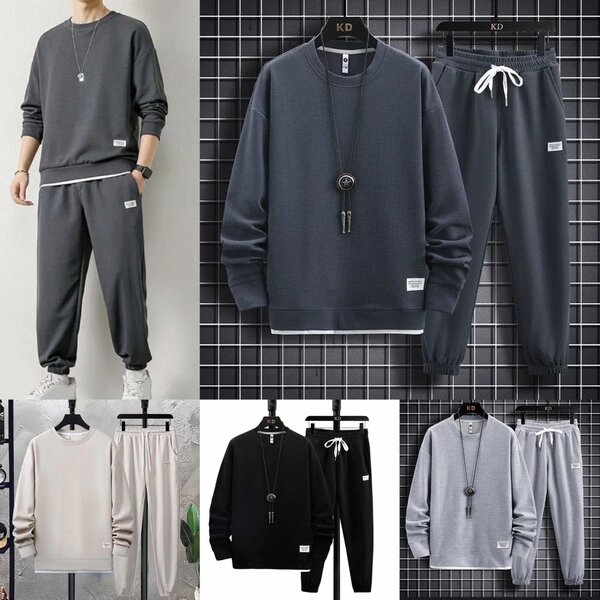 Ensemble pantalon pull cou rond