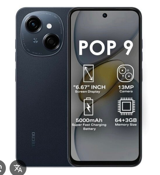 Tecno Pop 9 Smartphone 4G
