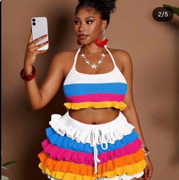 Ensemble Crochet Coloré