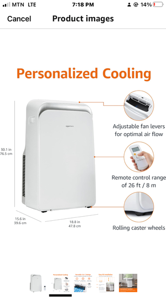 AC (Air Conditioner) with Heat Pump, Dual Purpose (Cool and