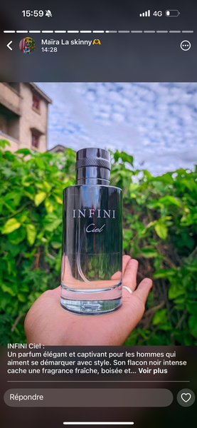 Parfum Homme Infini Ciel