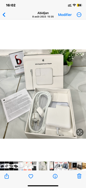 Chargeur MacBook MagSafe 1 L