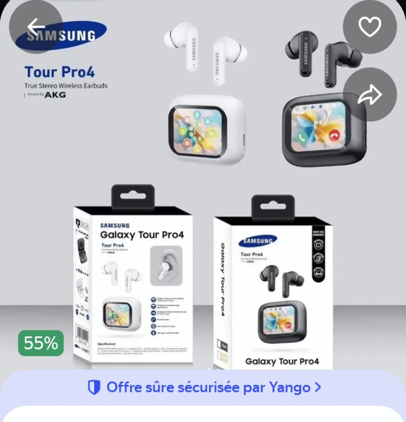 Écouteurs sans fil Samsung Pro4