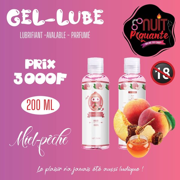 Lubrifiant Miel-Pêche 200ml