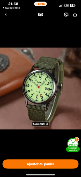 Montre SOKI Militaire Homme