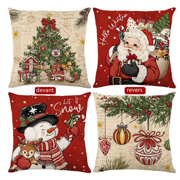 Coussins Noël Réversibles