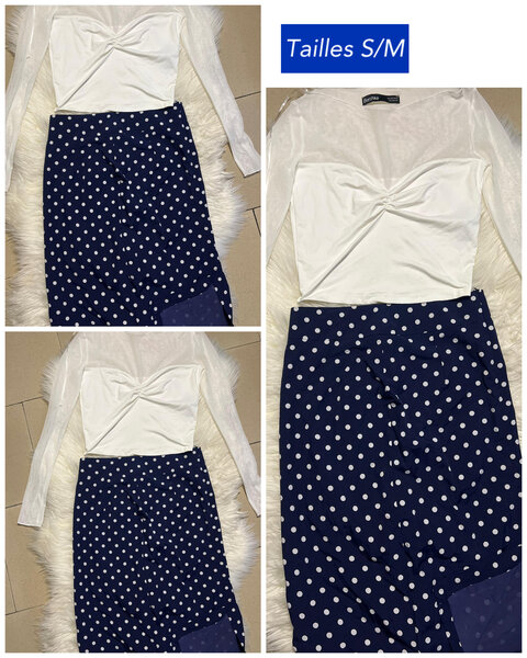 Robe Éléchic à Pois S/M