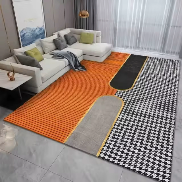 Tapis moderne design géométrique