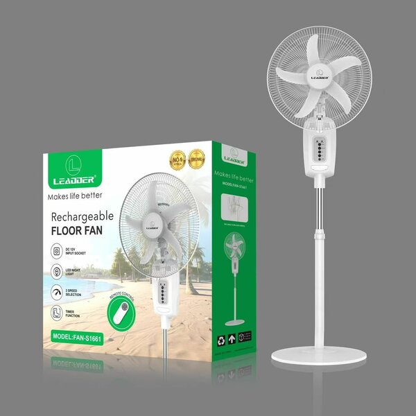 Ventilateur rechargeable 16''
