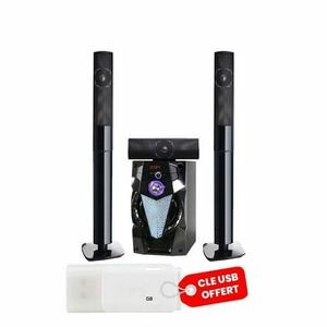 Original Super Power Home Cinéma OP-715 - Chaîne HI-FI - Bluetooth + Clé USB Offerte