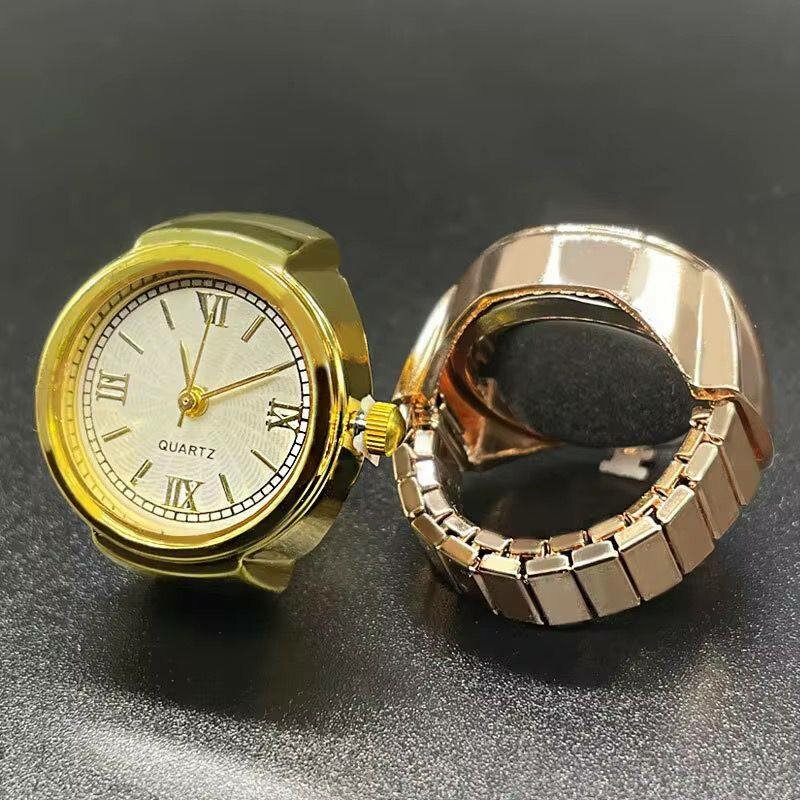 Bague Montre mini plaquet or