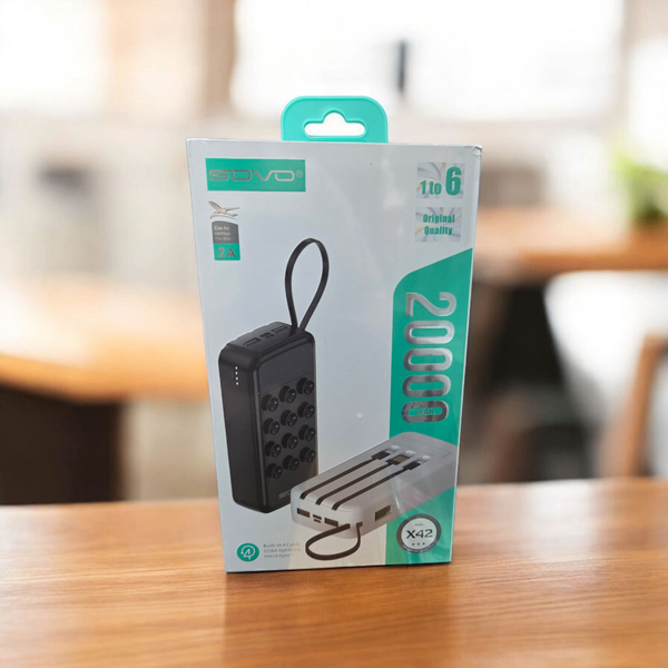 20000mAh Portable Power Bank