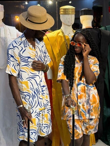 Tenue assortie imprimée estivale