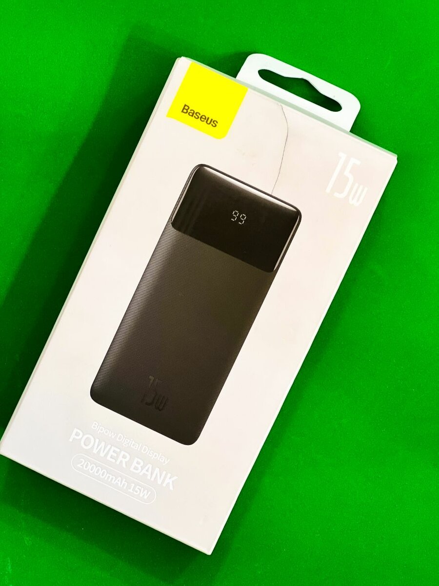 Baseus Bipow Digital Display Power Bank 20000mAh 15W