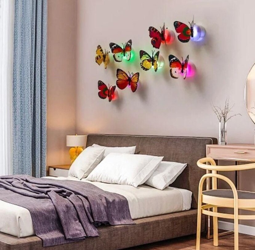 5pcs butterfly stickers