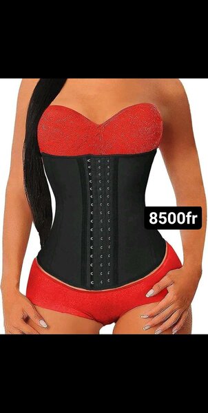 Corset femme noir