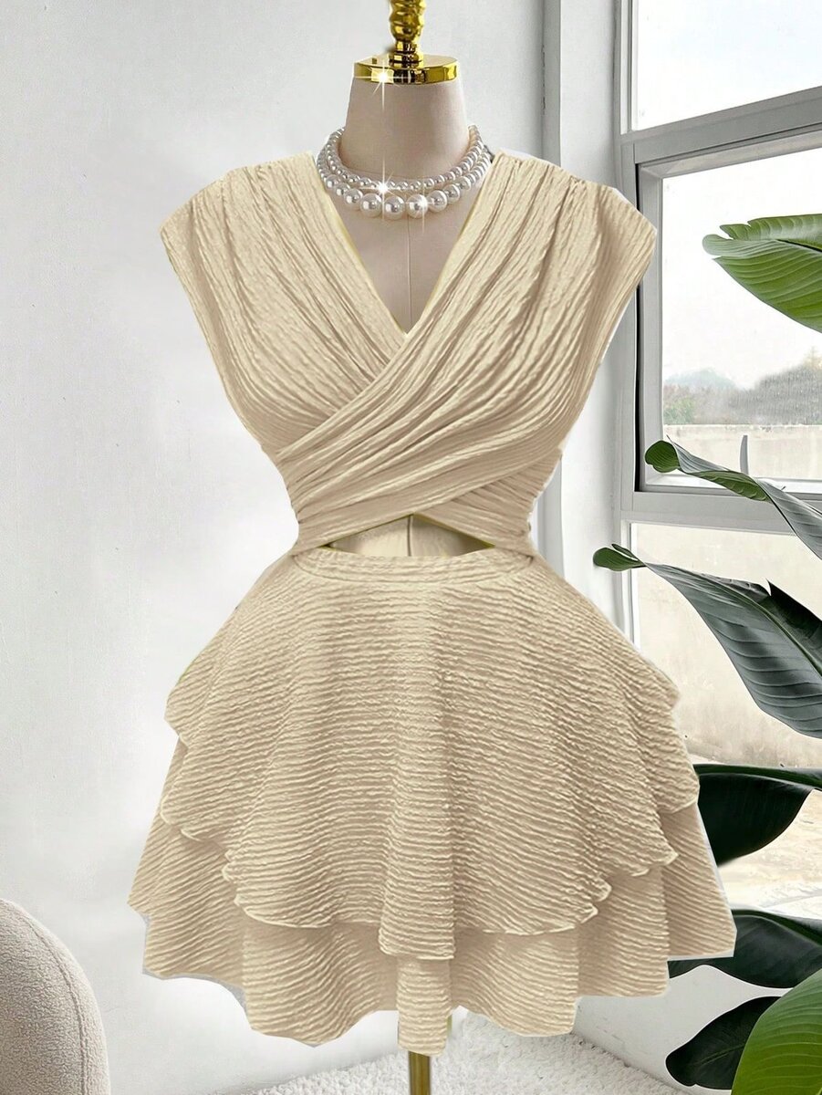 Robe Chic Plissée Femme