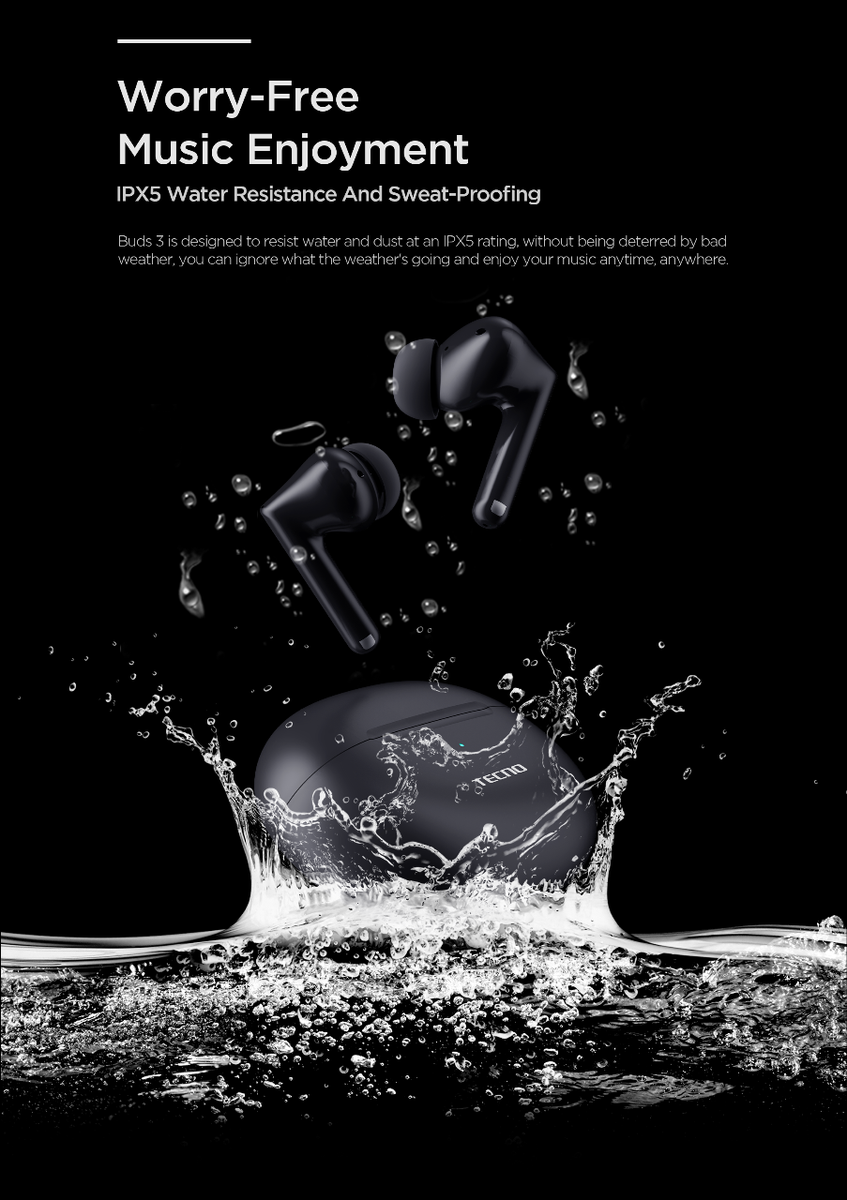 Écouteurs sans fil Tecno